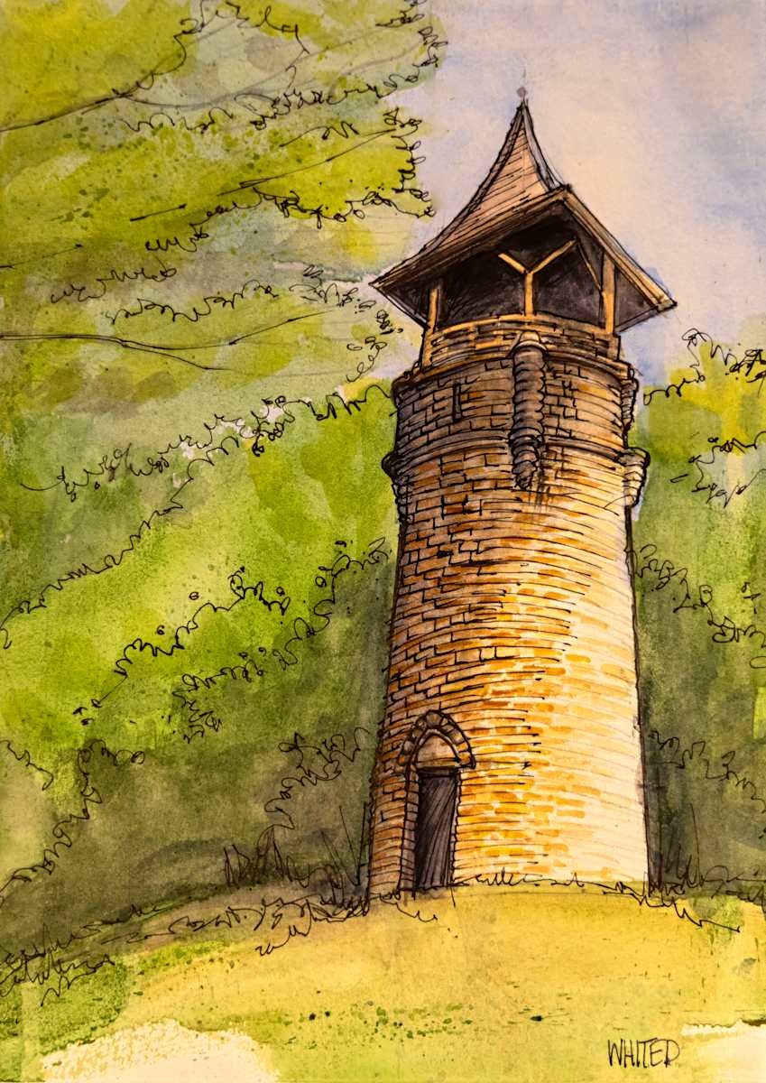 Bell Tower at Glendale Cemetery by David Whited  Image: Bell Tower at Glendale Cemetery