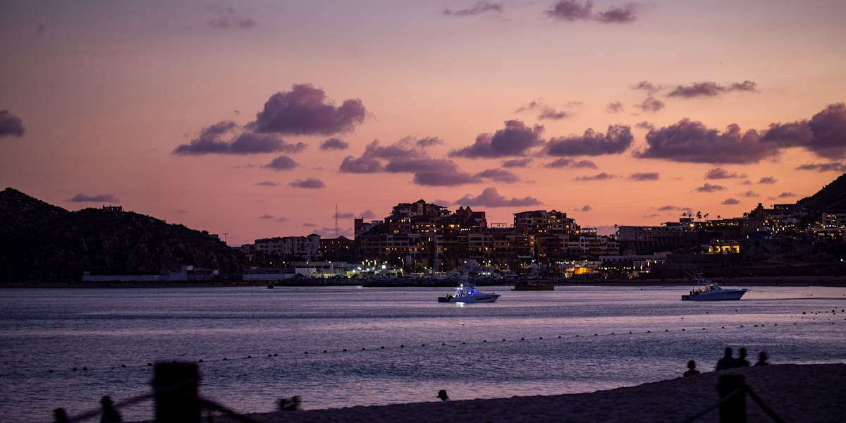 Port of Cabo San Lucas at Dusk, Cabo, Mexico by David Whited  Image: Port of Cabo San Lucas at Dusk, Cabo, Mexico