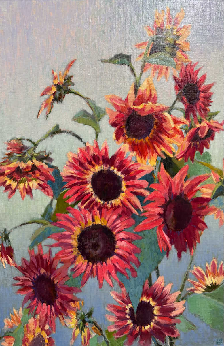 Sunflowers by Kristin K Hosbein 
