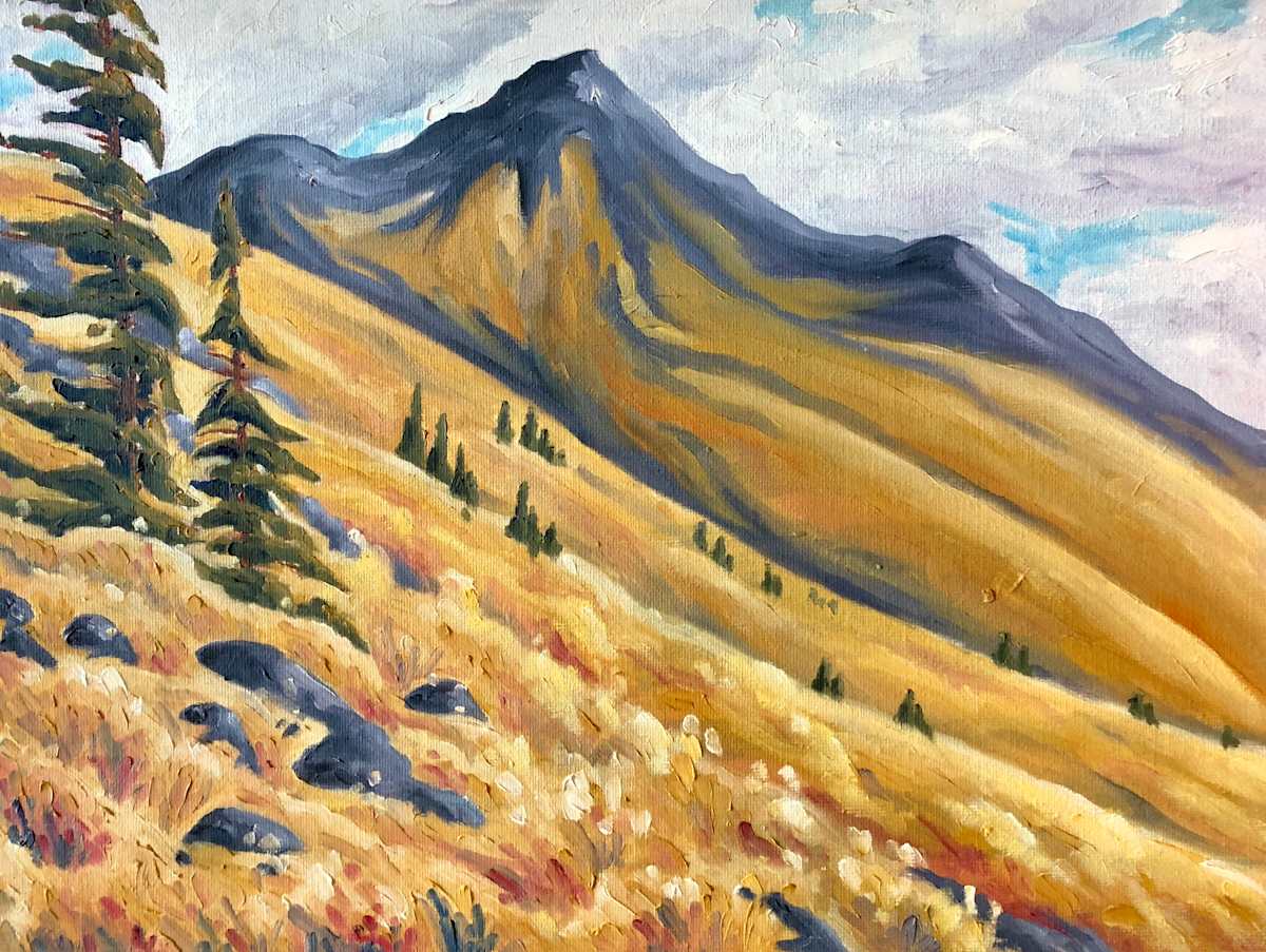 Golden Slopes, Yukon by Chris James Cooper 