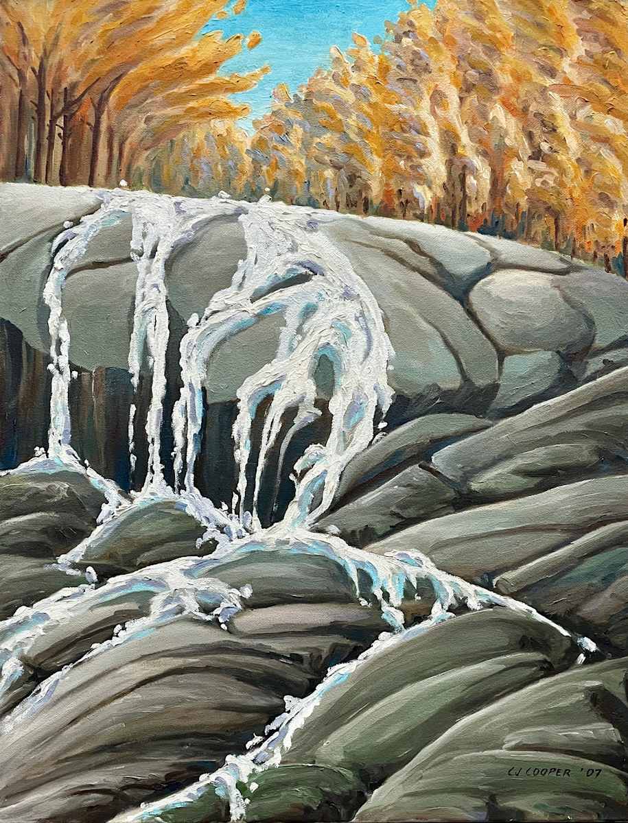 Autumn Waterfall by Chris James Cooper, Image 1.