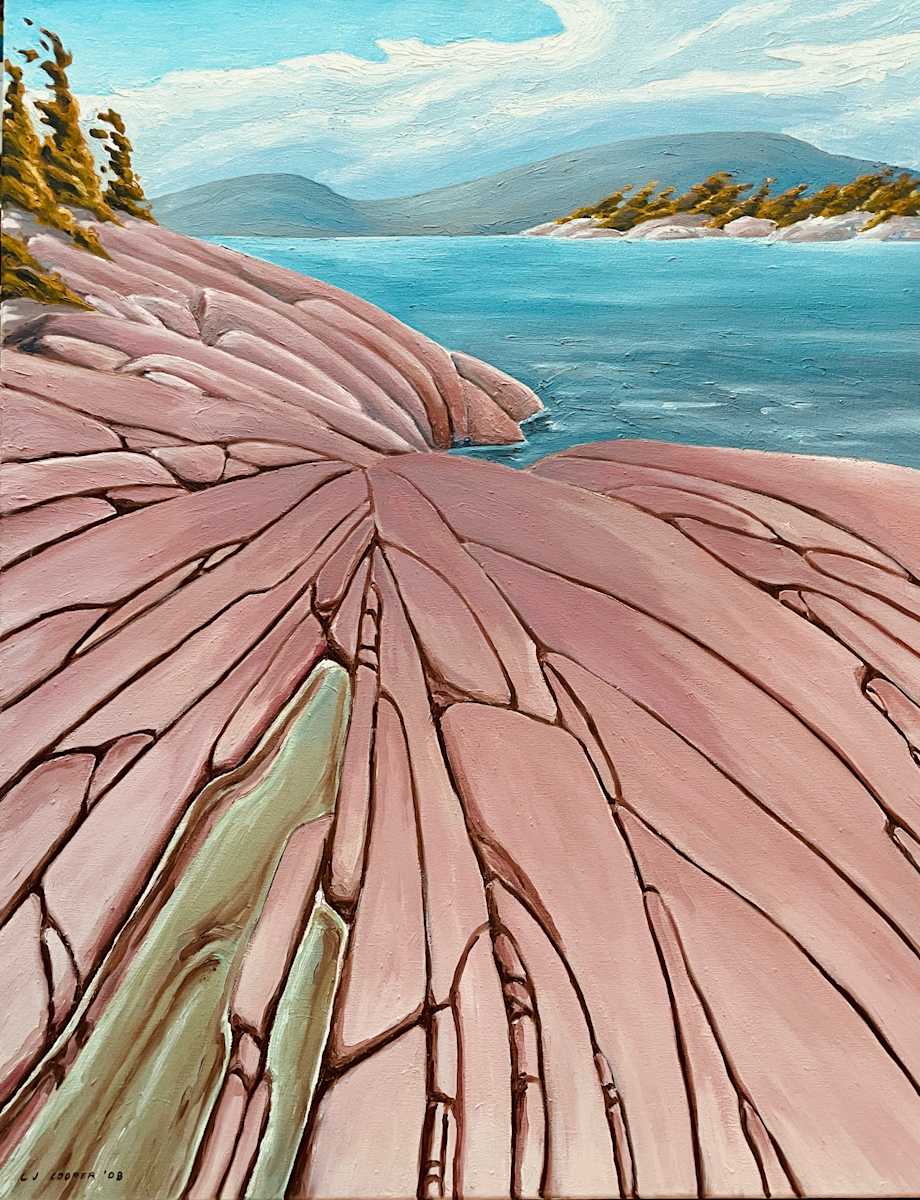 On The Rocks, Georgian Bay by Chris James Cooper, Image 1.
