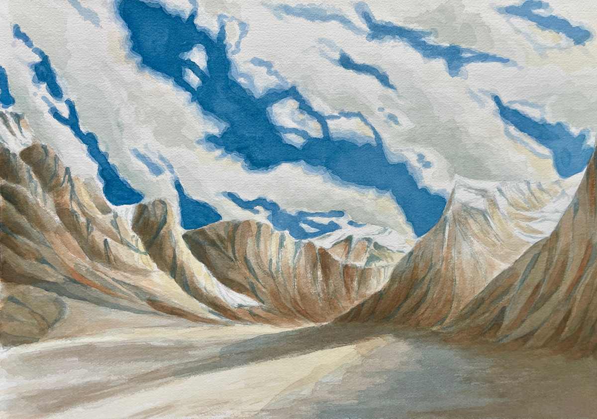 Baffin Island Study by Chris James Cooper 