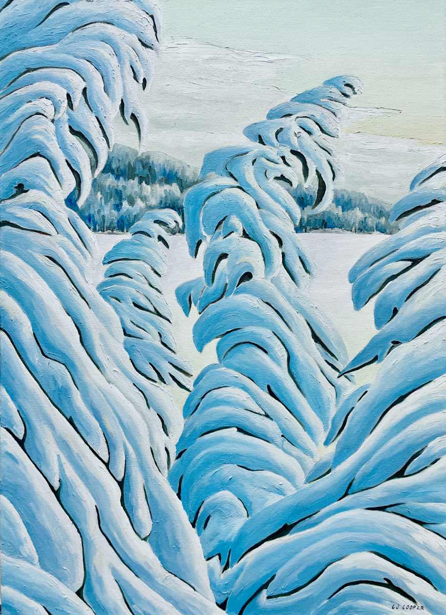 Snow Sculptures II by Chris James Cooper 