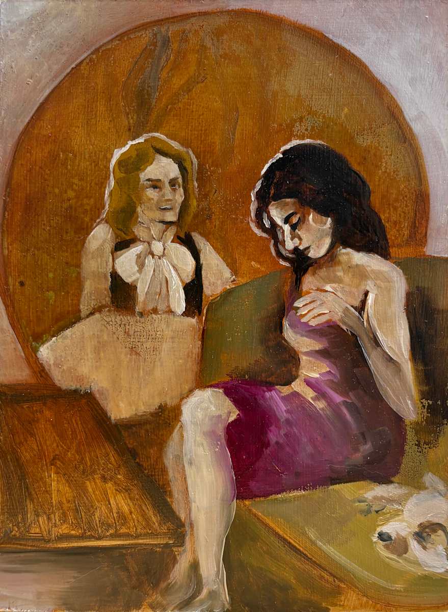 Amy Winehouse Chats to Patty Hearst and her Dogs by Andonia Giannakouros, Image 8.