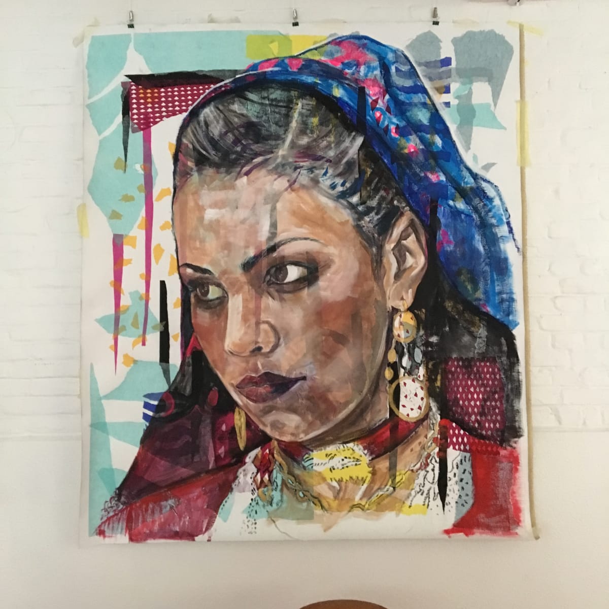 Sardinian inspired Portrait by Nicky Myny, Image 4.