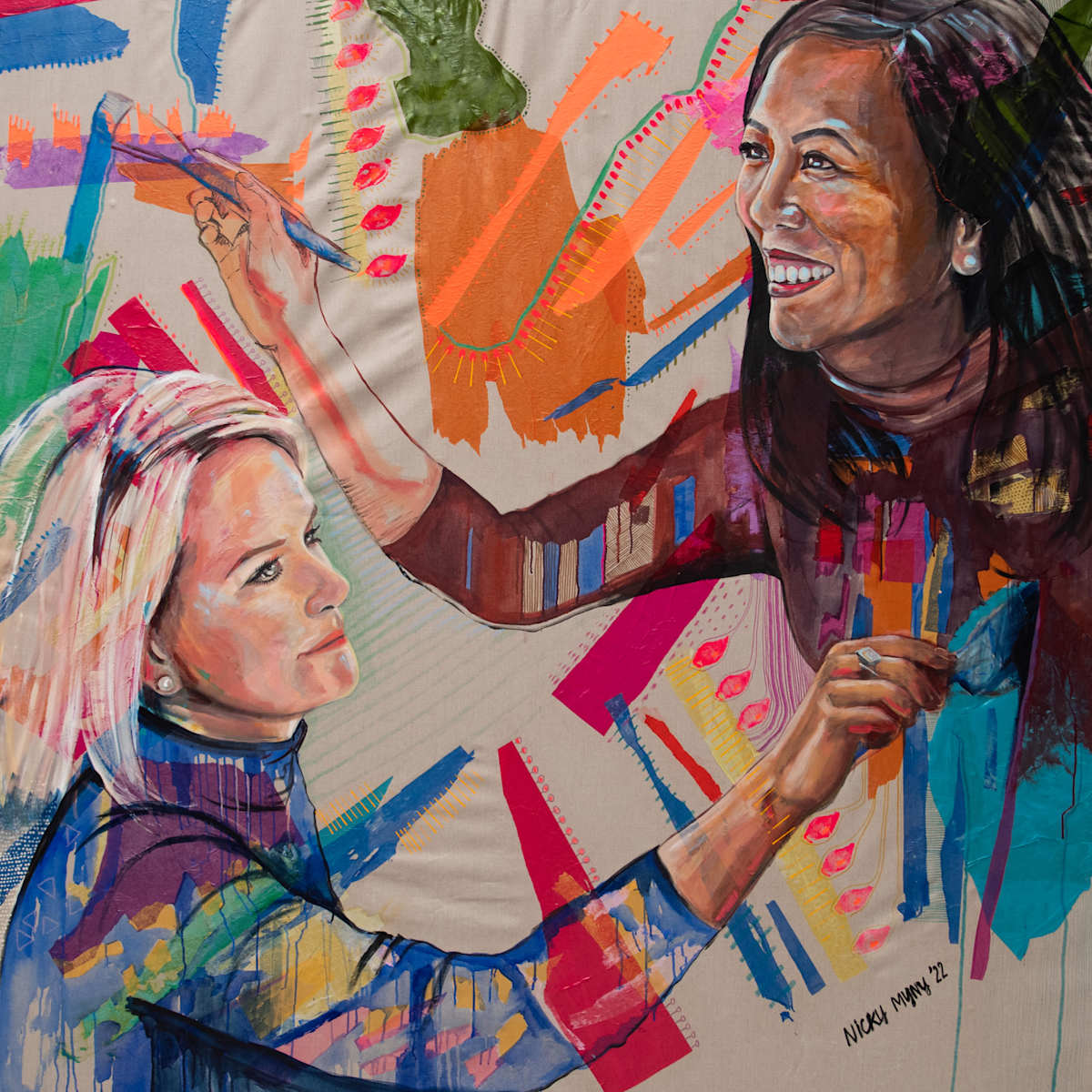 Eva and Kaye by Nicky Myny, Image 1.