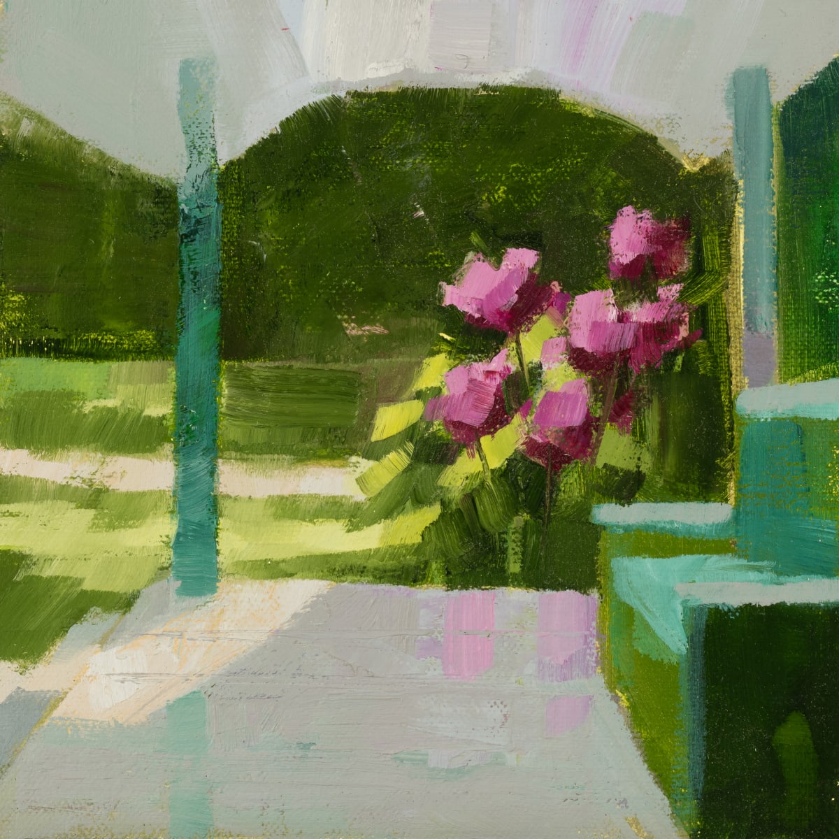 Pink Flowers by Philip Frey 