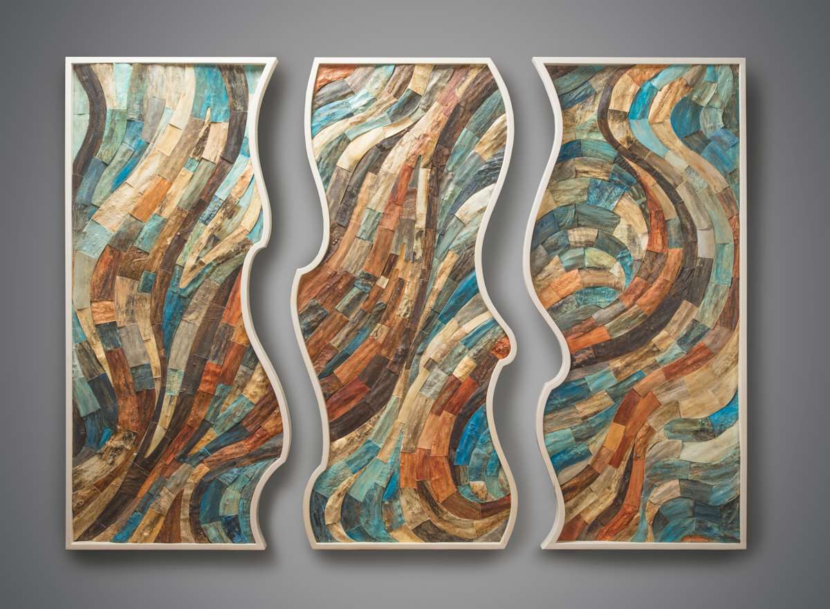 Looking Into The Deep Triptych by aaron d laux, Image 4.