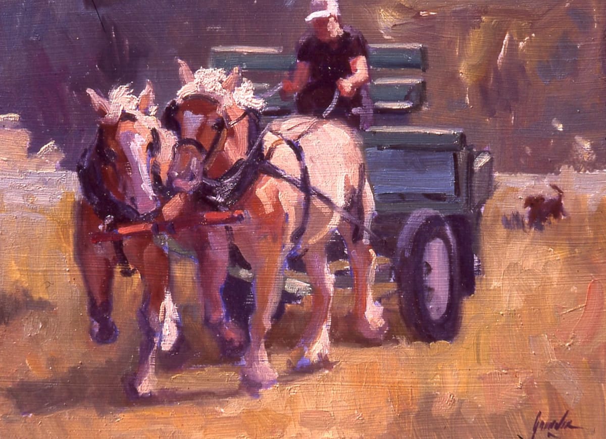 DRAFT HORSE POWER by Susan F Greaves, Image 1.