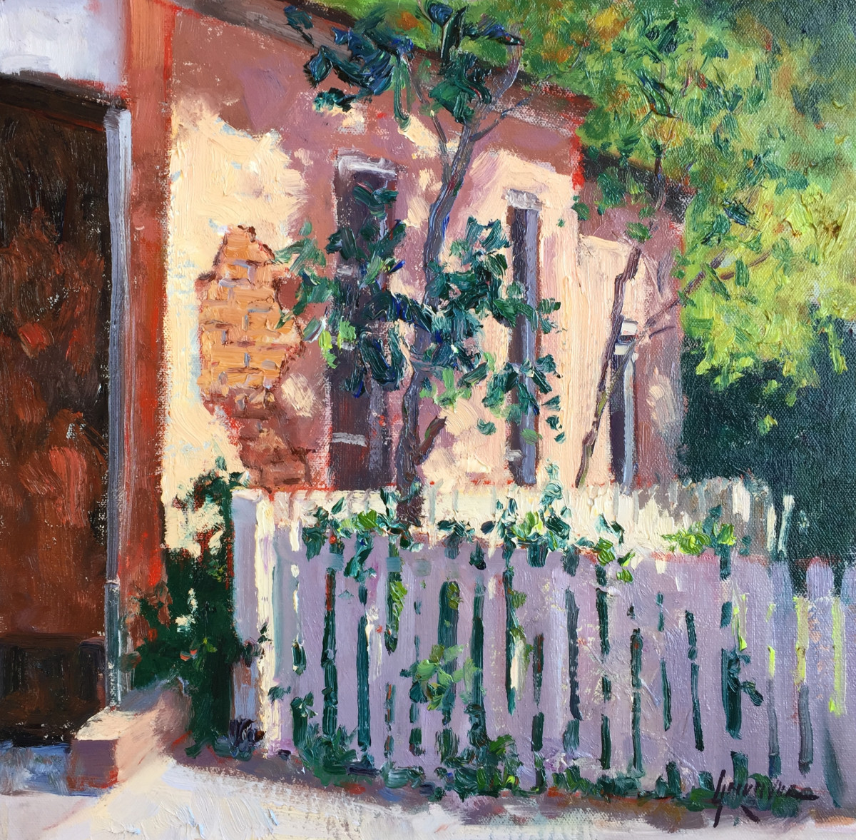 Stucco and Shadows by Susan F Greaves 