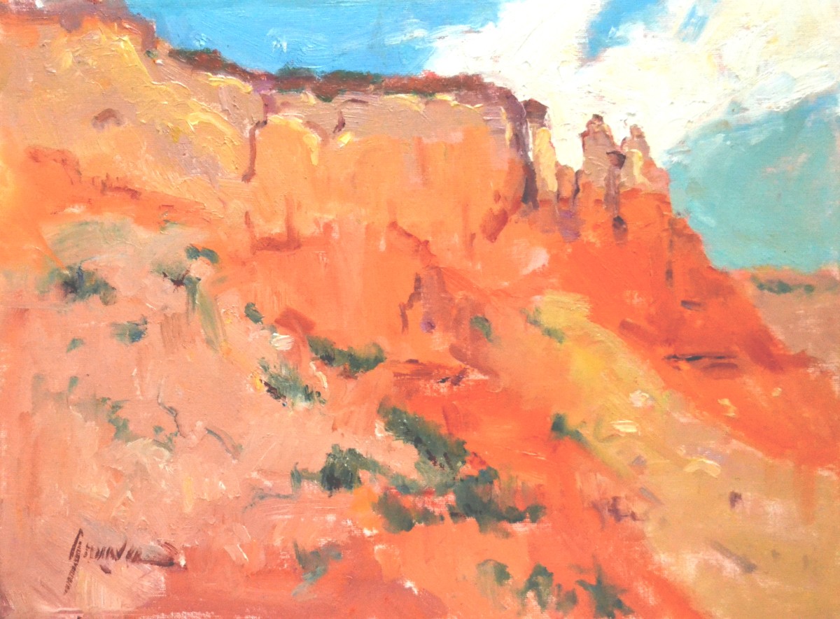 Sunstruck at Ghost Ranch by Susan F Greaves 