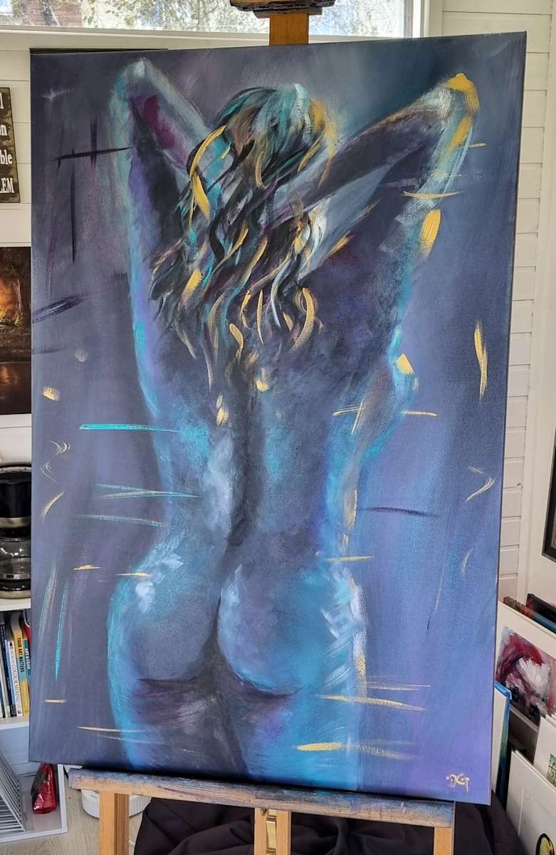 Reclamation by Debi Garrett  Image: A bold return to the body — unapologetic, unbound, and wholly self-owned.