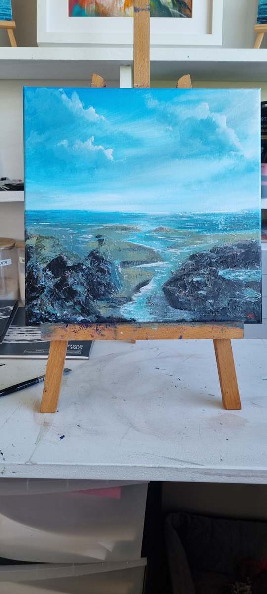 Textured Seascape 2 by Debi Garrett, Image 1.