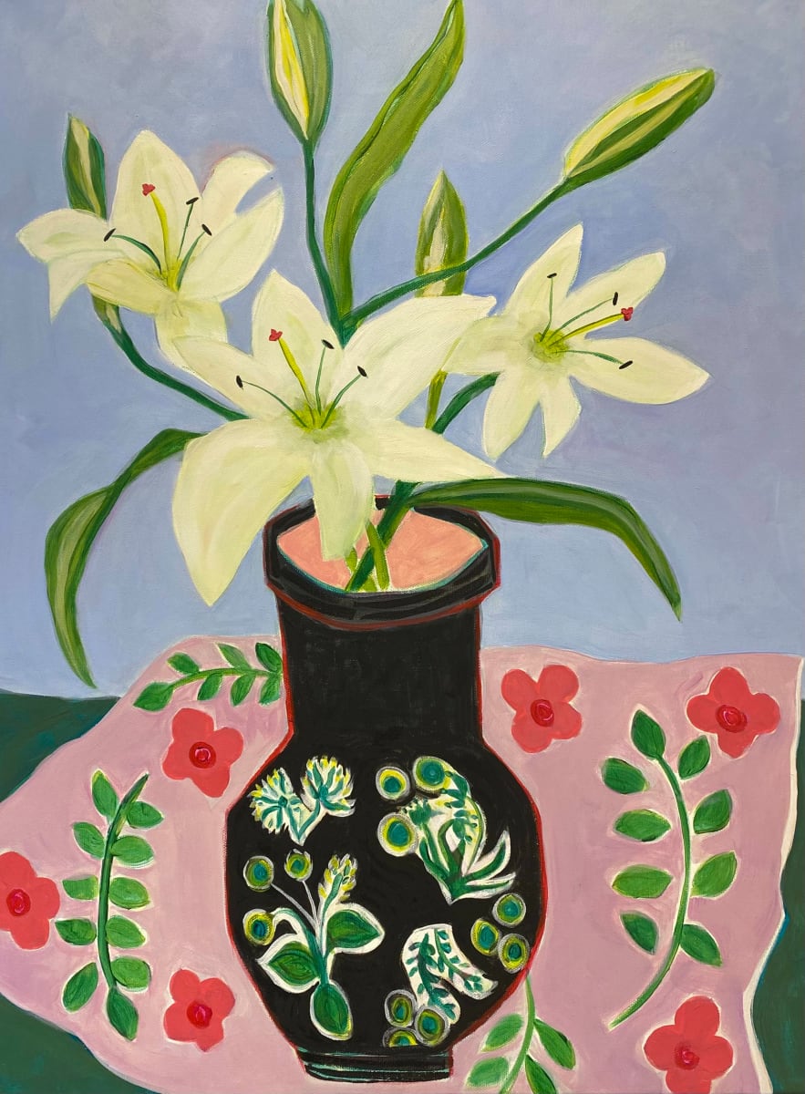 Three Spring Lilies by Annie O'Brien Gonzales 