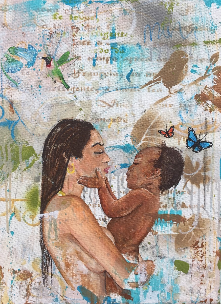 Mother & Son by Wasiu Ojuolape Jr. 