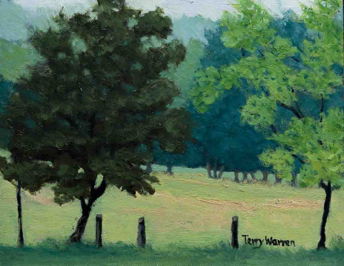 Rainy Day Greens by Terry Warren 