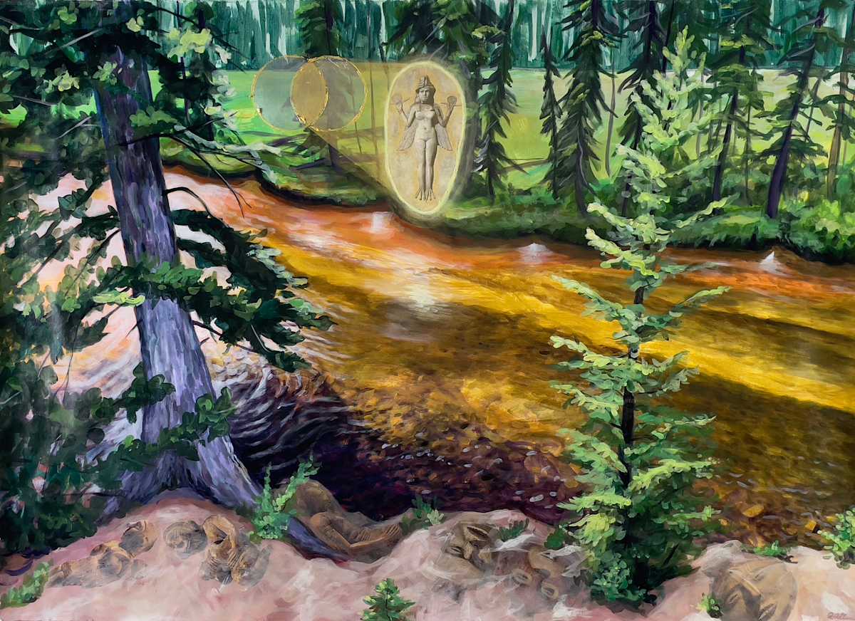Calling at the River by Regina Allen, Image 1.
