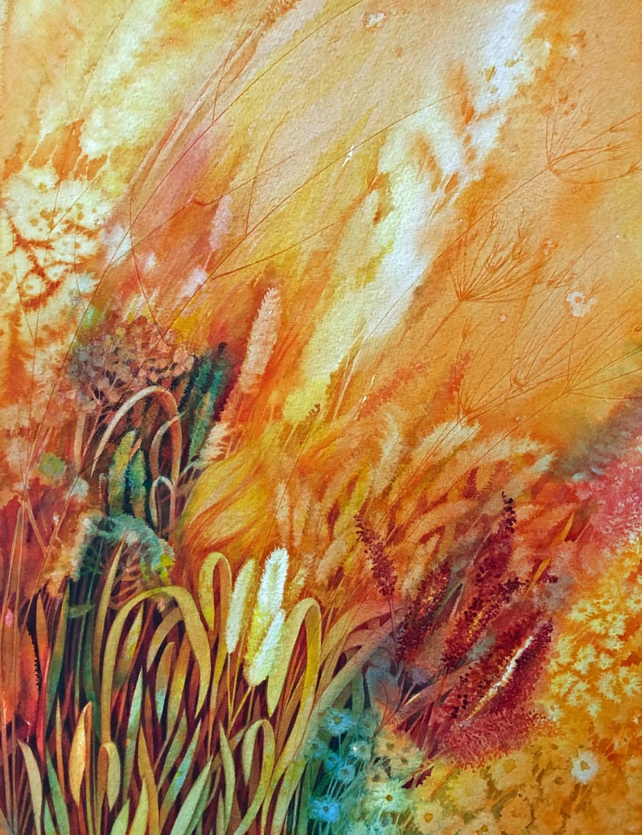 Prairie Fire:  Spring Renewal III by Helen R Klebesadel 