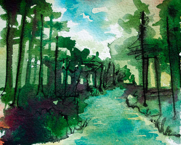 Pine  River Path, 20 of 33 by Helen R Klebesadel 
