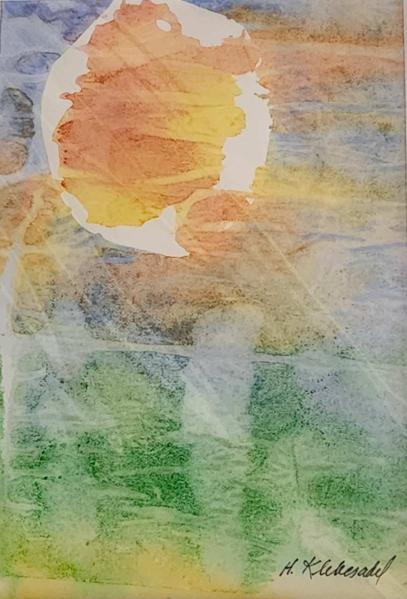 Abstract Landscape II 517 by Helen R Klebesadel 