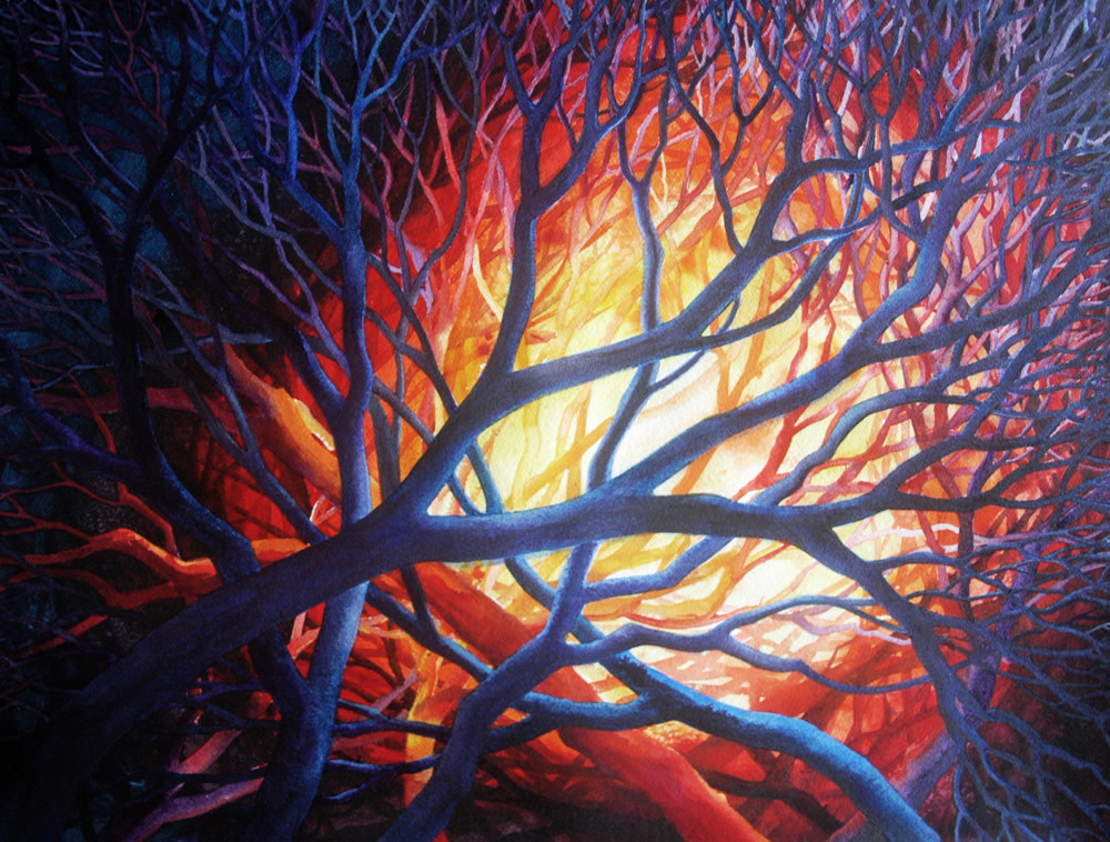 Bonfire by Helen R Klebesadel 