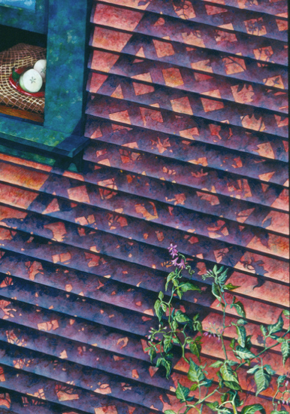 Belladonna Window II by Helen R Klebesadel 