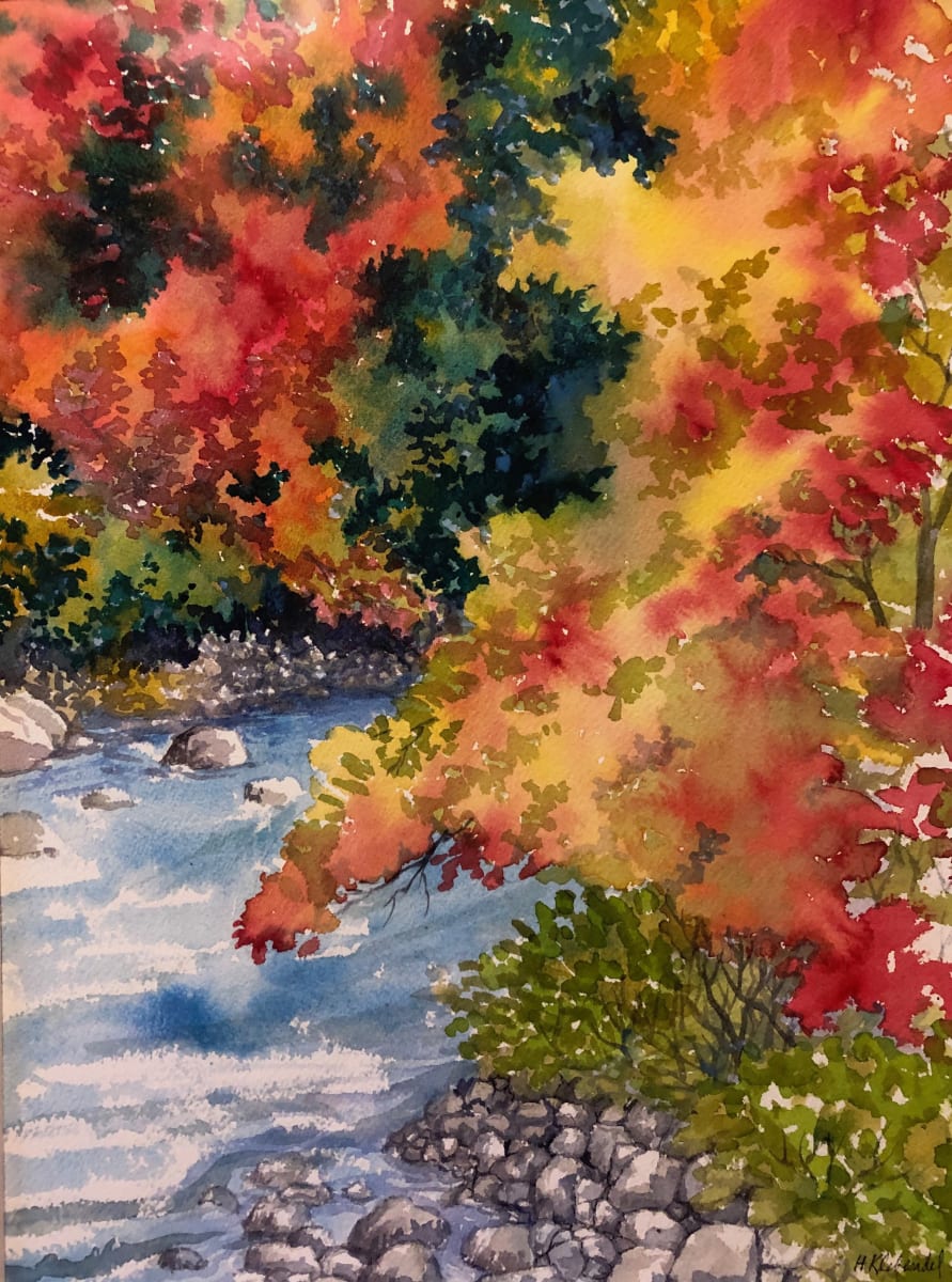Fall River Study by Helen R Klebesadel 
