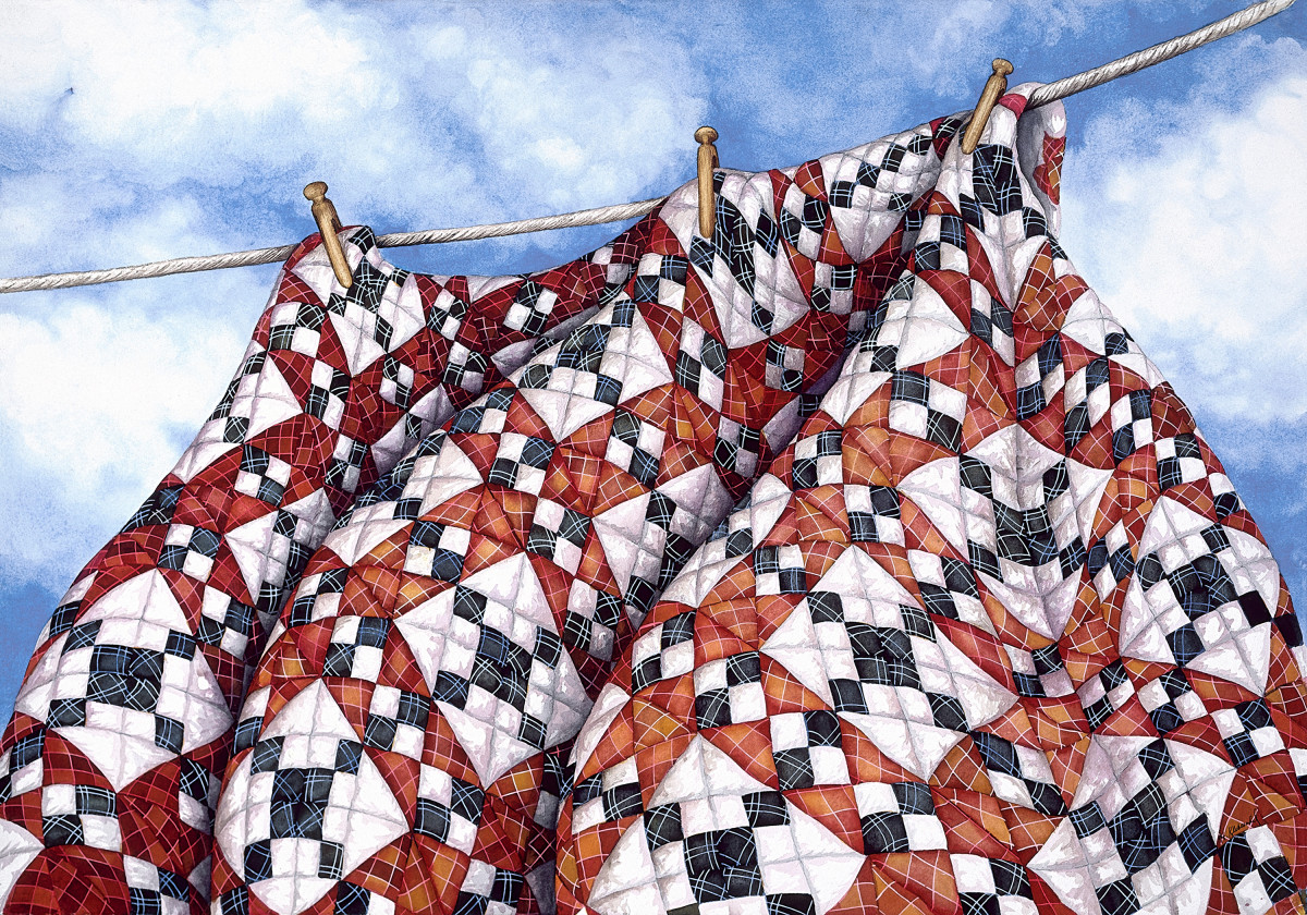 Freedom Quilt by Helen R Klebesadel 