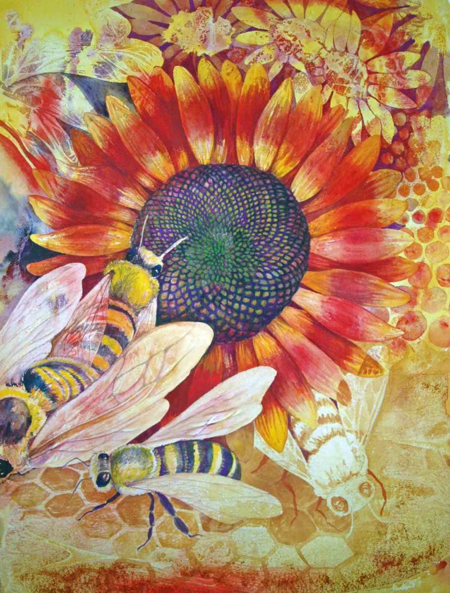Where Are the Bees? I by Helen R Klebesadel 
