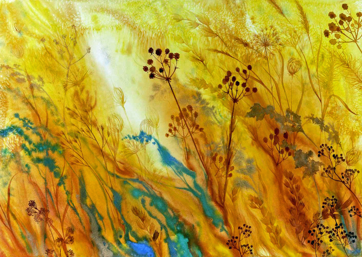 Prairie Fire III by Helen R Klebesadel 