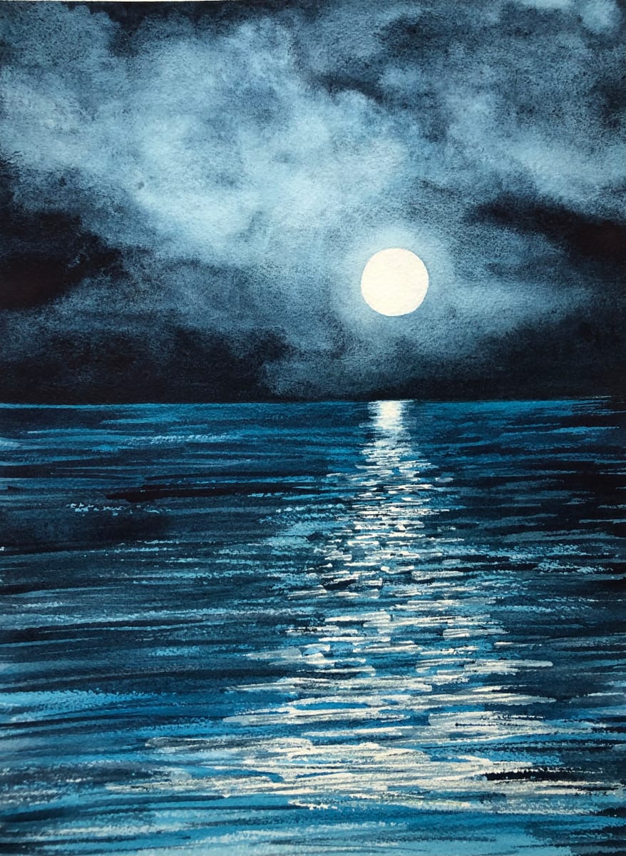 Lake Moon Sky by Helen R Klebesadel 