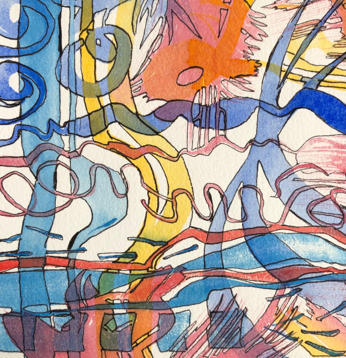 Emotion Notion -Drawing A Day #73 by Helen R Klebesadel 