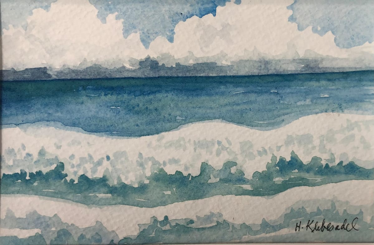 Puerto Riccan Beach by Helen R Klebesadel 
