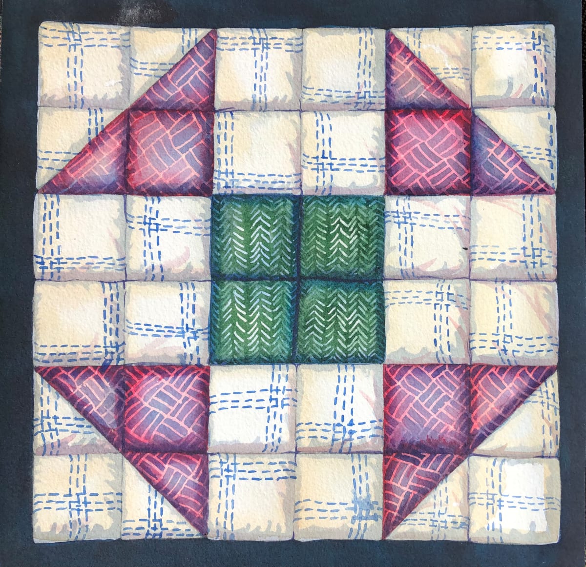 Quilt Square: Shoofly 