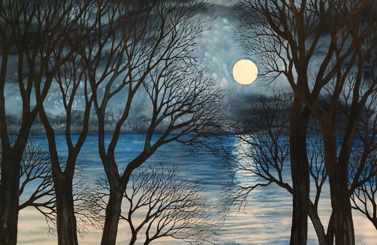 Harvest Moon by Helen R Klebesadel 