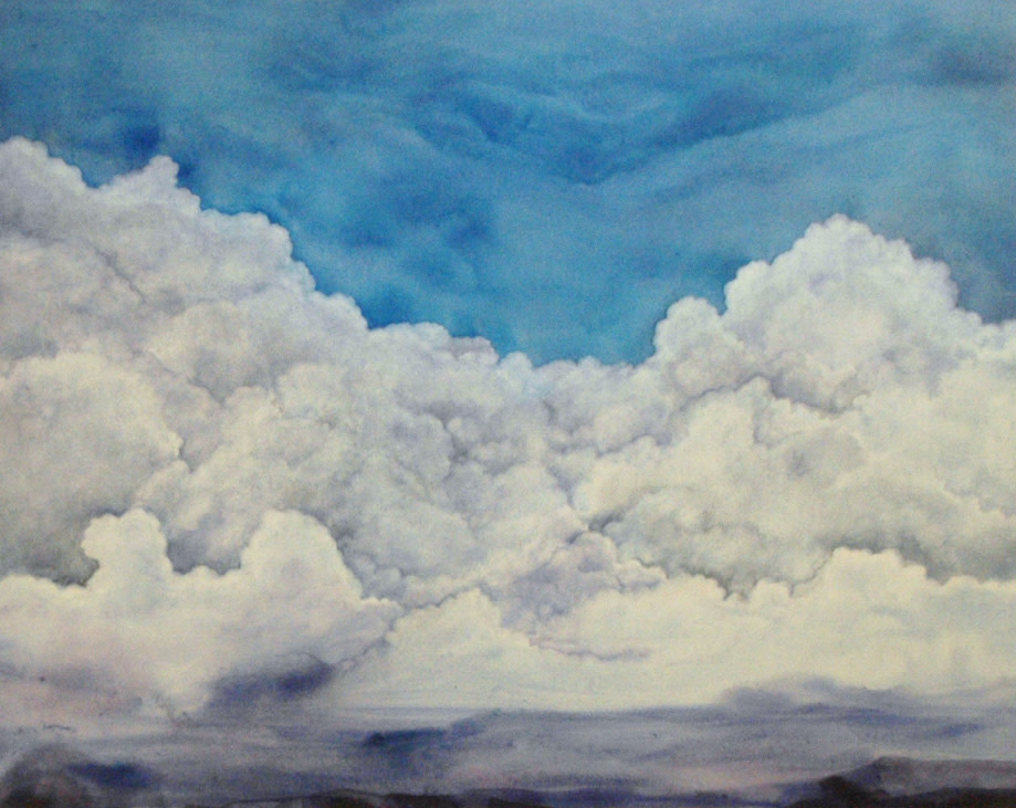 Clouds Canvas II by Helen Klebesadel 