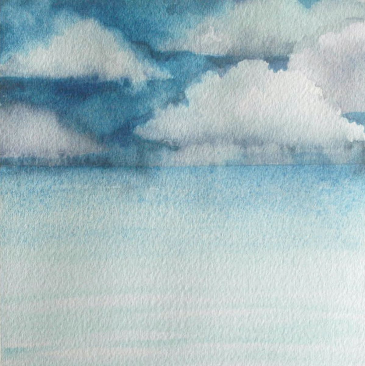 Lake Michigan III an original watercolor by Helen R Klebesadel 