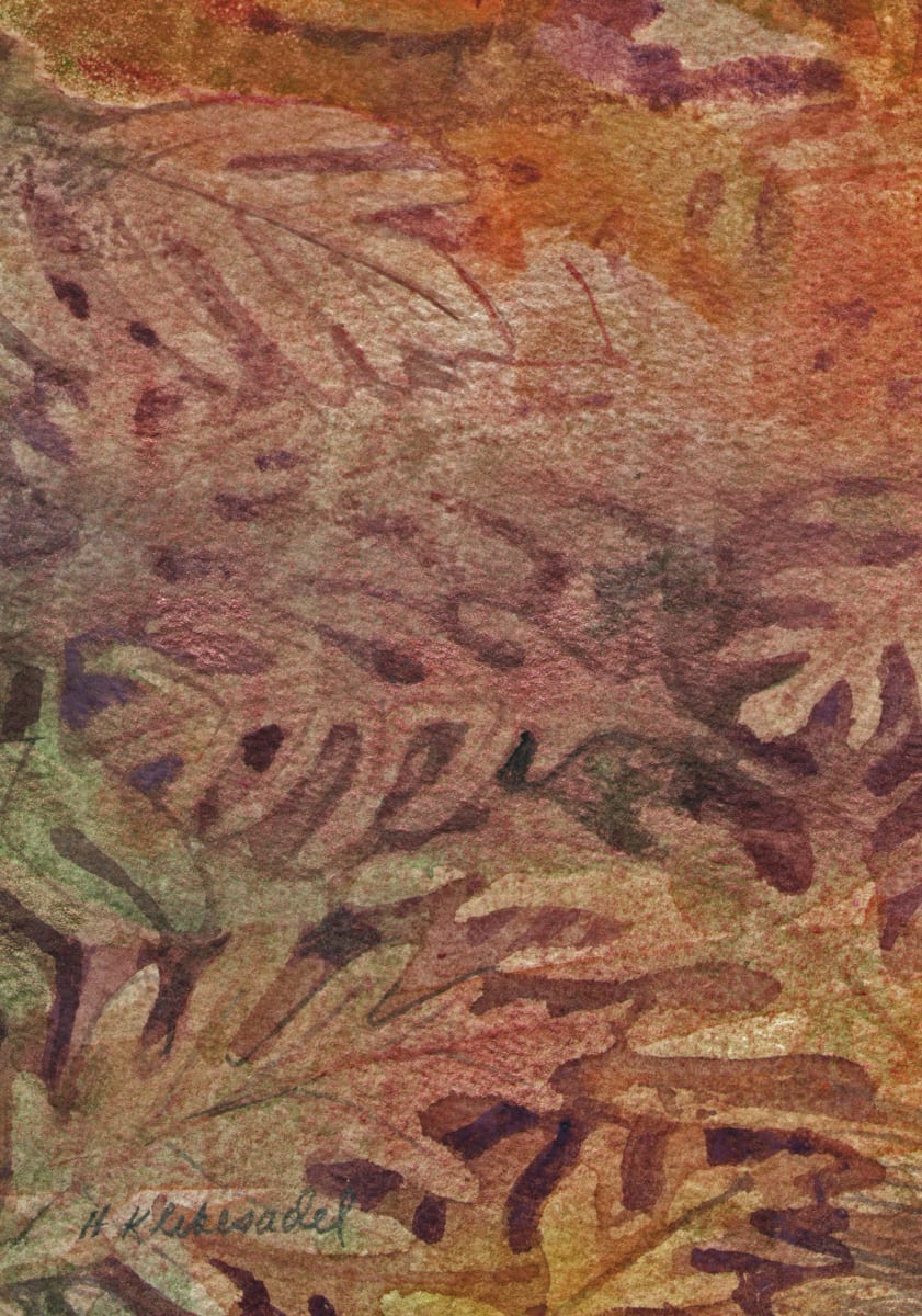 Oak Leaves VIII an original watercolor 