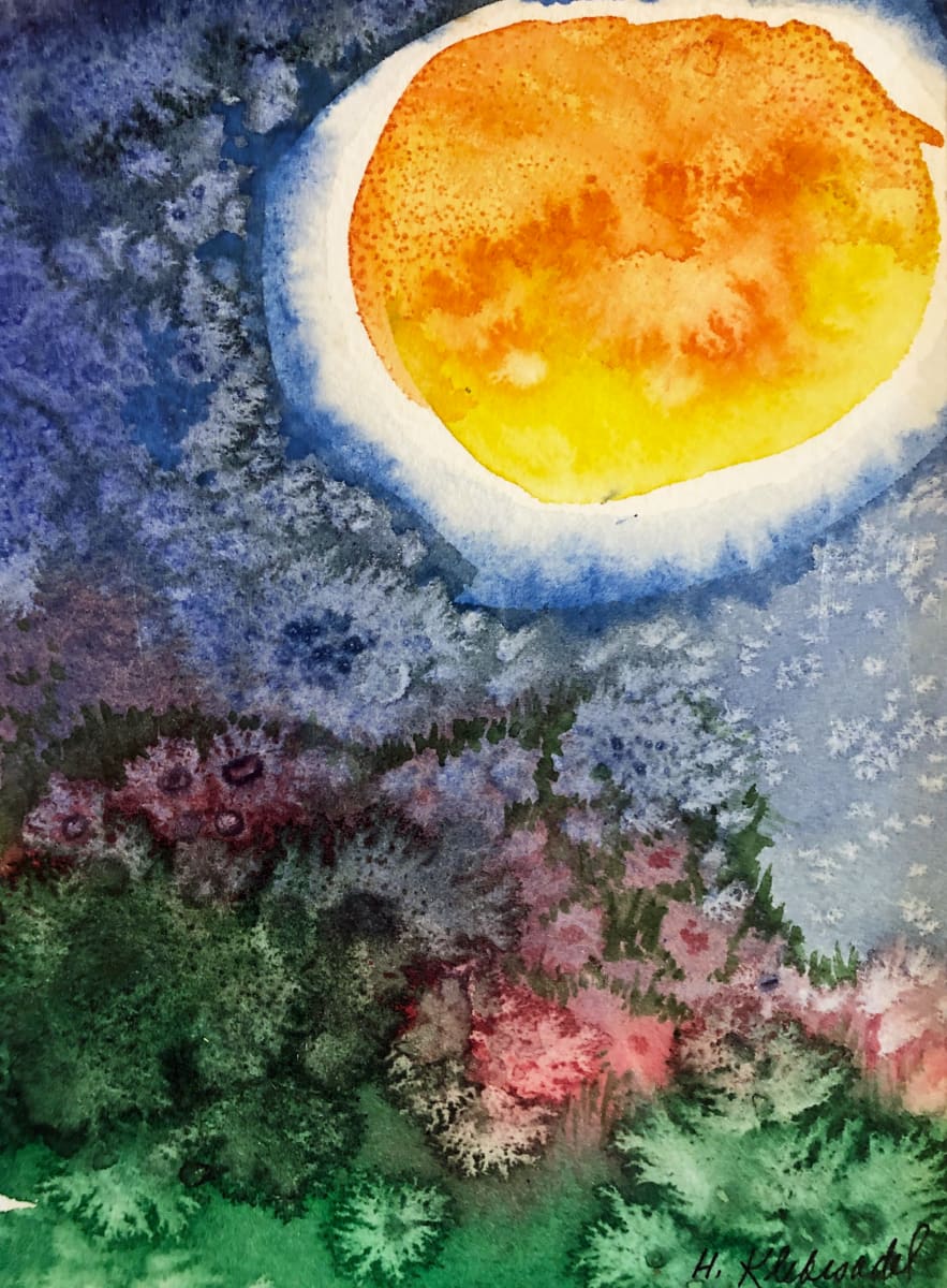 Salt Sun Study by Helen R Klebesadel 