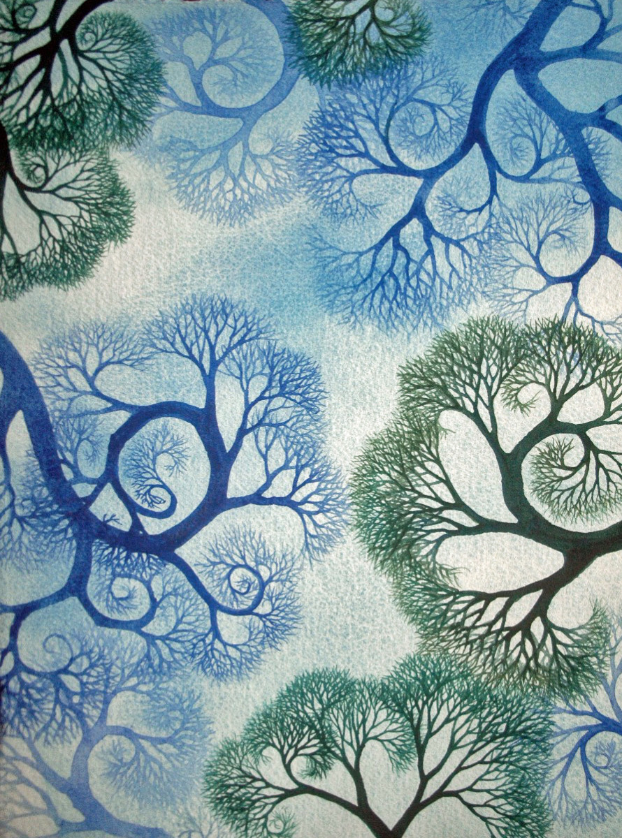 Spiral Branches Study II  by Helen R Klebesadel 