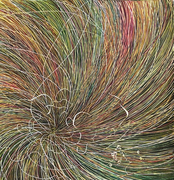 Spiral Prairie Grasses II by Helen R Klebesadel  Image: Spiral Prairie Grasses II