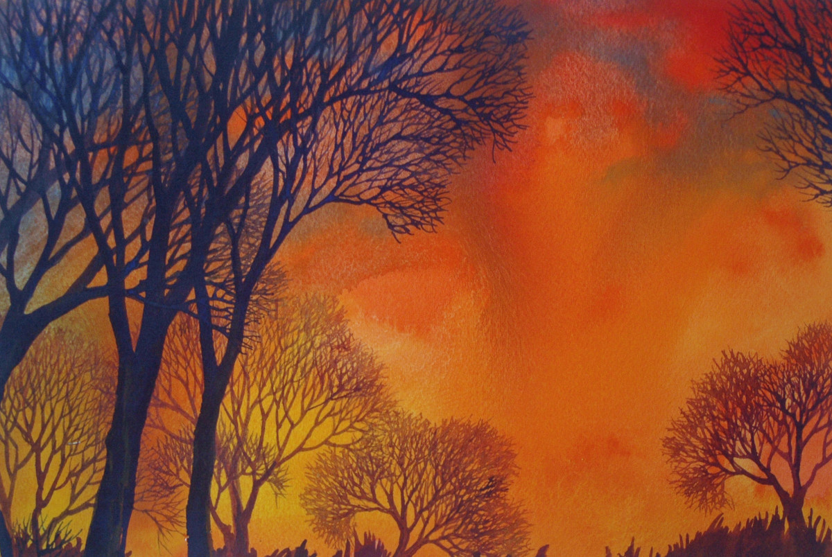 Sunset Lace I by Helen R Klebesadel 