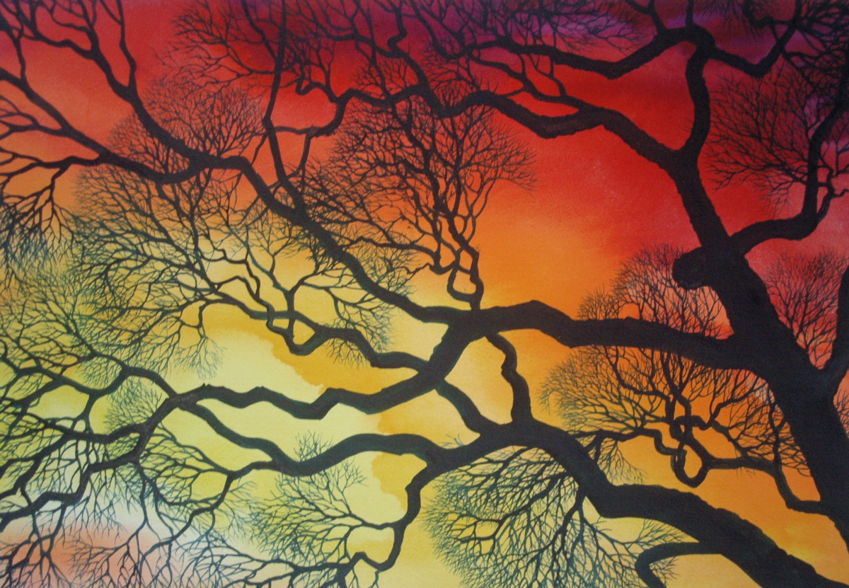 Sunset Lace VIII by Helen R Klebesadel 