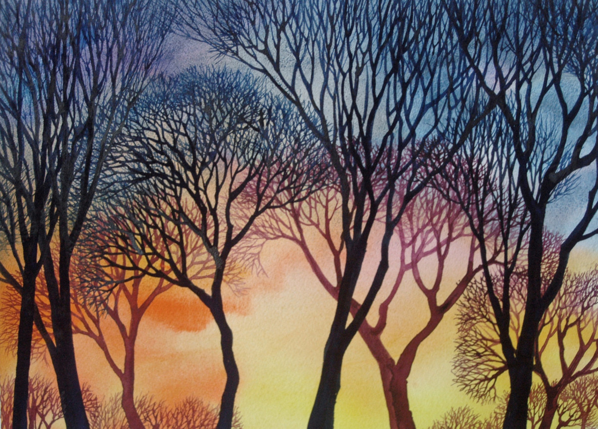 Sunset Lace IX by Helen R Klebesadel 
