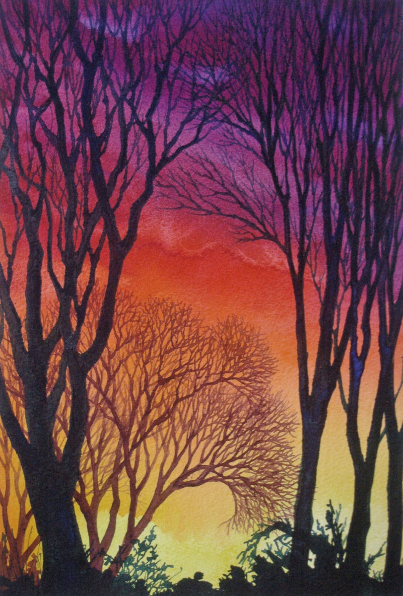 Sunset Lace III by Helen R Klebesadel 