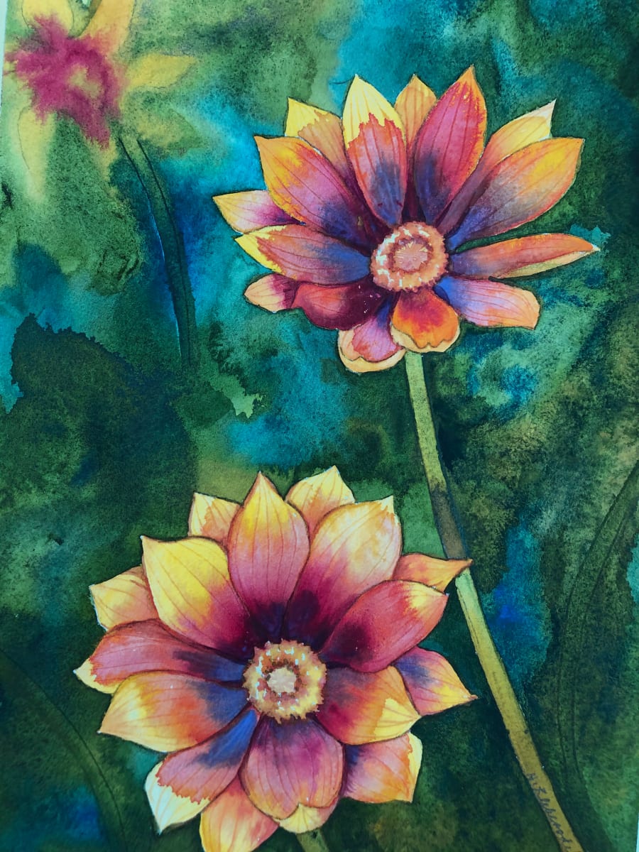 Treasure Flowers II by Helen R Klebesadel 
