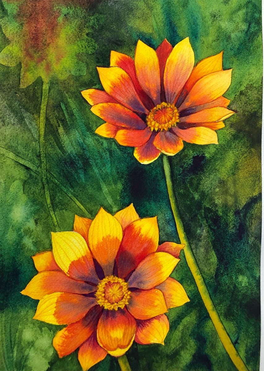 Treasure Flowers III by Helen R Klebesadel 