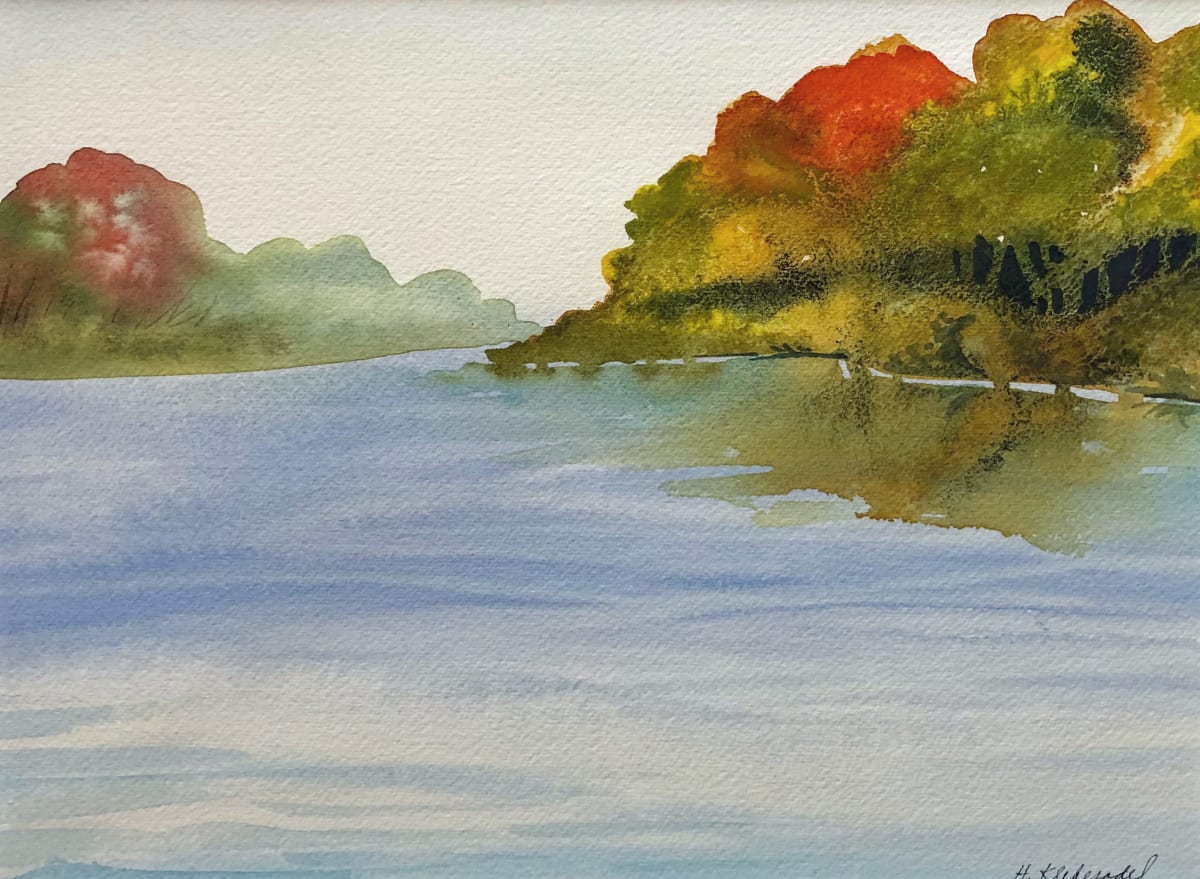 Wisconsin River Study I by Helen R Klebesadel 