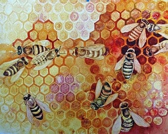 Save The Bees by Helen R Klebesadel 